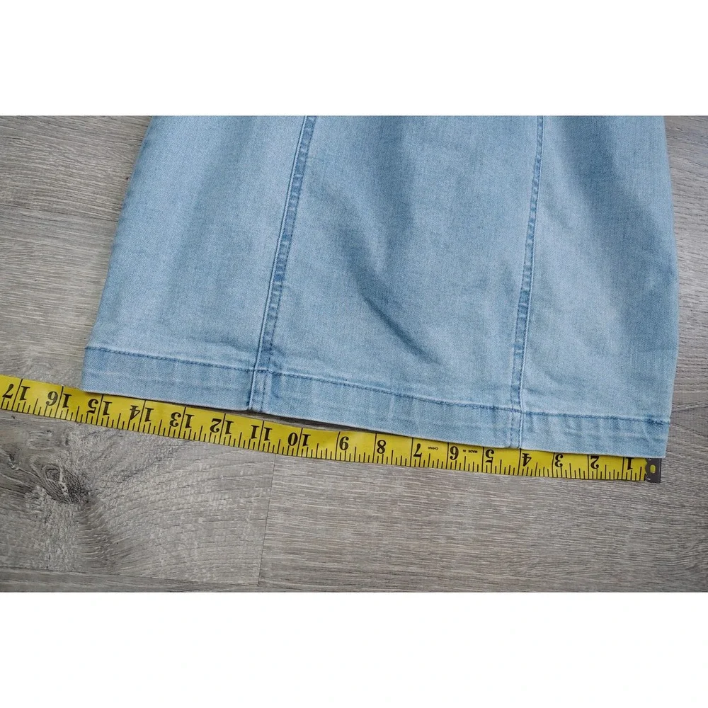 Forever 21 Denim Mini Dress Size S Juniors Bodycon Light‎ Wash Sleeveless Y2K